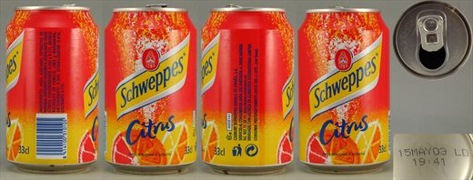 Schweppes Citrus 33cl 2003