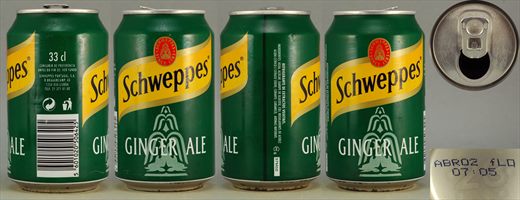 Schweppes Ginger Ale 33cl 2002