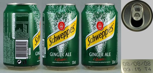 Schweppes Ginger Ale 33cl 2008