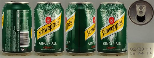 Schweppes Ginger Ale 33cl 2011