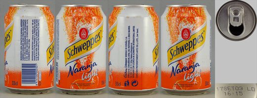 Schweppes Light Naranja 33cl 2003