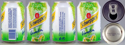 Schweppes limon light 33cl 2004-12-04