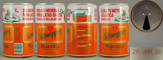 Schweppes Naranja 320ml 1988-06