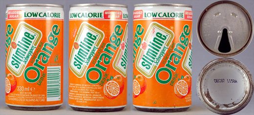 Schweppes Slimline Orange 330ml 1987-12