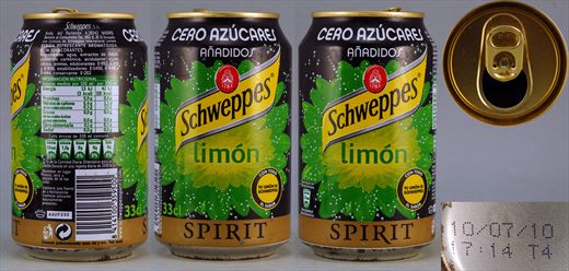 Schweppes Spirit Limon 33cl 2010