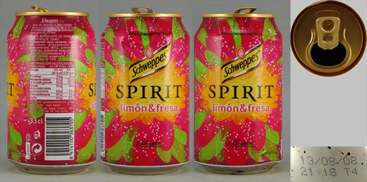 Schweppes Spirit limon y fresa 33cl 2008