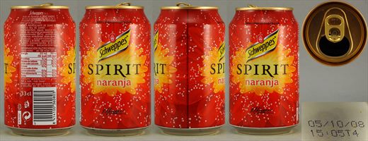 Schweppes Spirit Naranja 33cl 2008