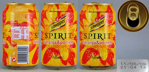 Schweppes Spirit naranja y pomelo 33cl 2009