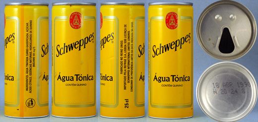 Schweppes agua tonica 250ml 1990