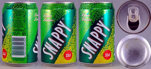 Snappy lima limao 33cl 1996-07