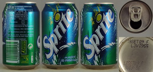 Sprite 330ml 2009