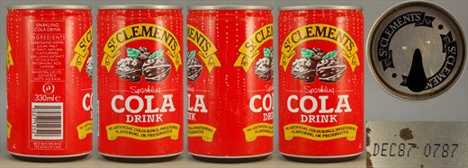 St. Clements Cola 330ml 1987