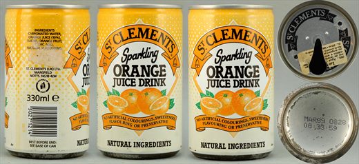 St. Clements Orange 330ml 1989-03