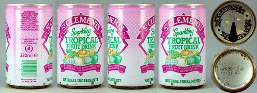 St. Clements Tropical Fruit Drink 330ml 1989-04