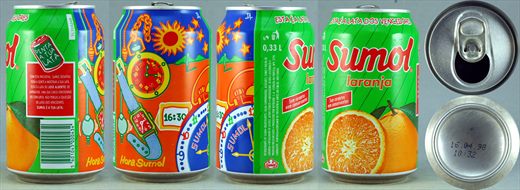 Sumol Laranja pinta a tua lata 0,33L 1998-04-16
