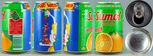 Sumol Laranja pinta atua lata 0,33L 1998-03-26