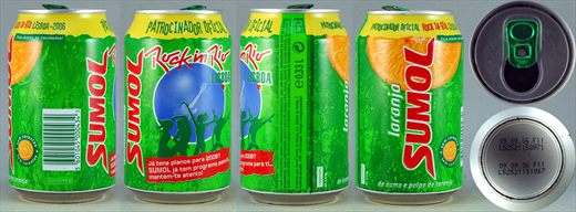 Sumol Laranja Rock in Rio Lisboa 0,33L 2006-09-09