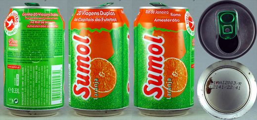 Sumol Laranja viva o futebol 0,33L 2003-05-21