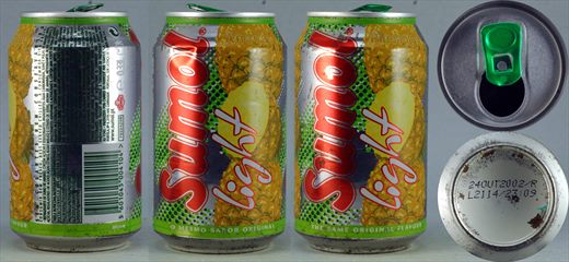 Sumol Ananas light 0,33L 2002-08-24