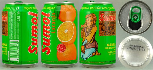 Sumol laranja Espada Magica 0,33L 1989-06-04