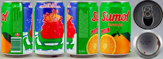 Sumol laranja Natal 0,33L 1997-10-15