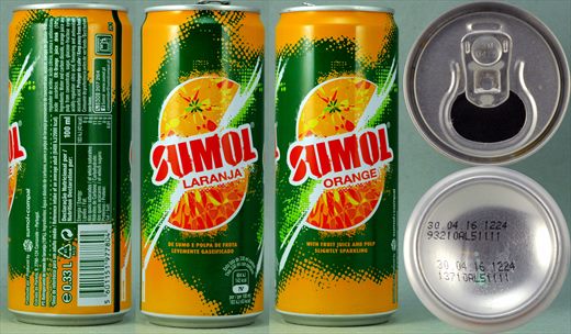 Sumol laranja 330ml 2016