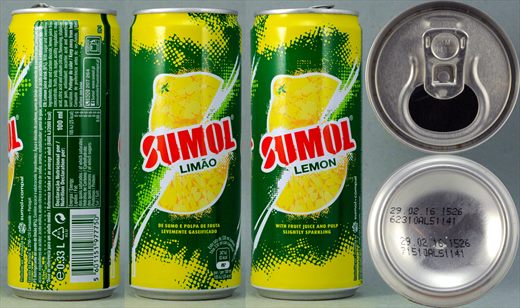 Sumol limao 330ml 2016