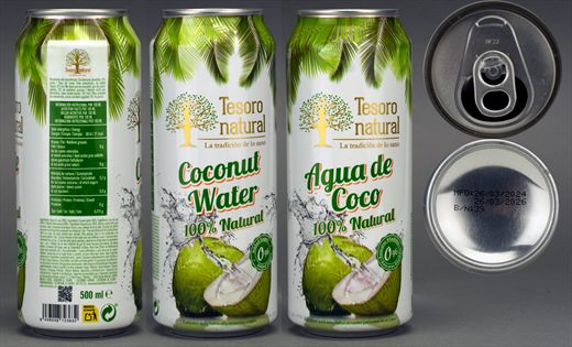 Tesoro Natural Coconut Water 500ml 2024