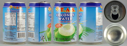 T.A.S. Coconut Water 310ml 2008-10-31