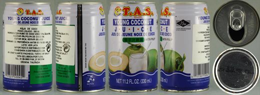T.A.S. Young Coconut 330ml 2005-10-20