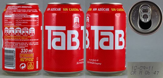 Tab 330ml 2011