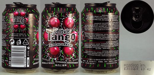 Tango Blackcurrant 330ml 2001