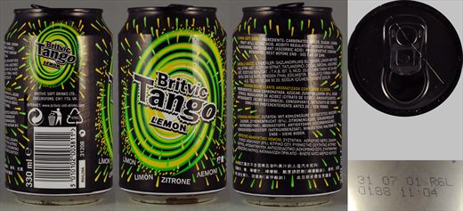Tango Lemon 330ml 2001