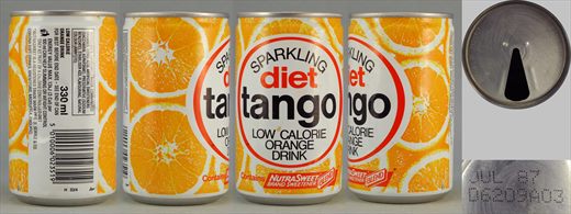 Tango Orange Diet 330ml 1987