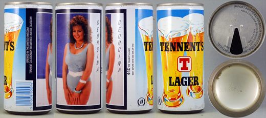 Tennents Lager Georgina 440ml 1988