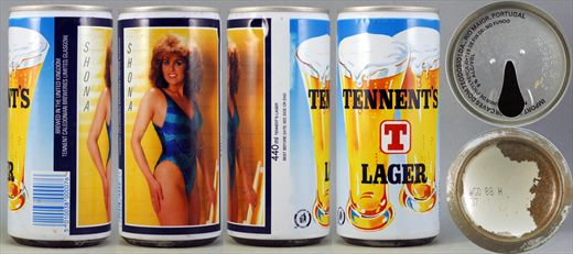 Tennents Lager Shona 440ml 1988