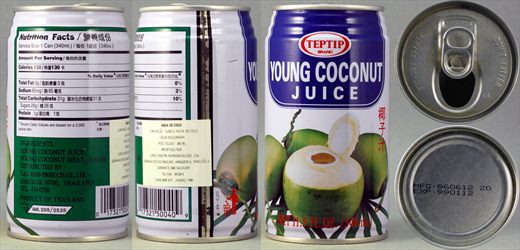 Teptip Young Coconut 340ml 1996-06-12