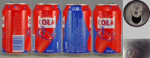 Top Budget Cola 33cl 2006