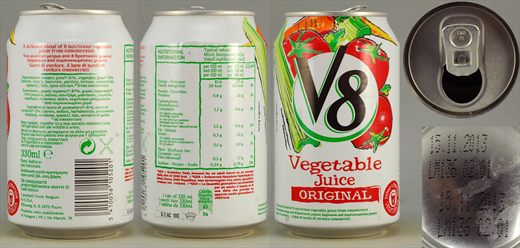 V8 Vegetable Juice 330ml 2013