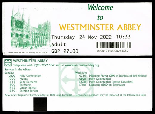 Westminster Abbey 2022