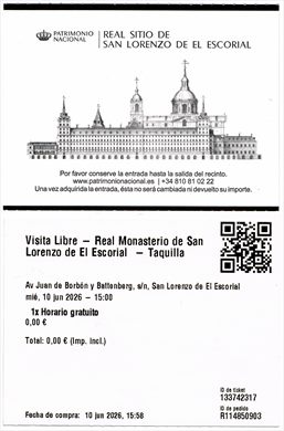 Espanha, Real Sitio de San Lorenzo de El Escorial