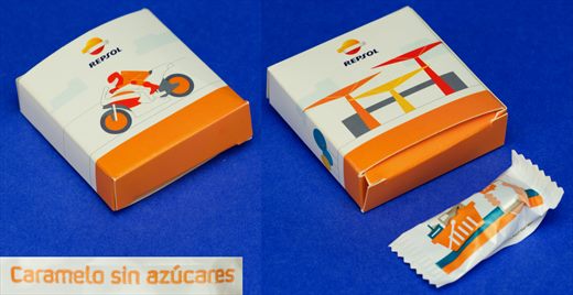 Repsol caramelos sin azucares