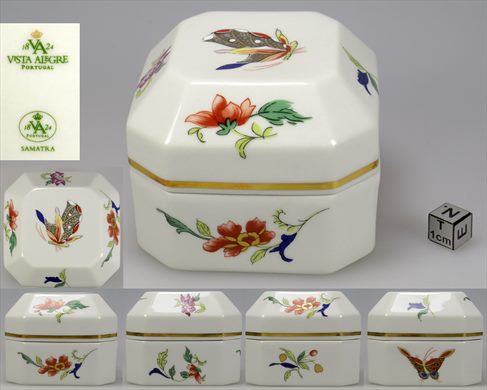 Caixa de ceramica guarda-joias Samatra (Vista Alegre)