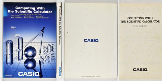 Casio - Computing With the Scientific Calculator SA041000902A 1986