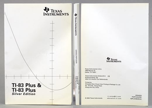 Texas Instruments - TI-83 Plus and TI-83 Plus Silver Edition Spanish-Portuguese 83PL2-OM-2E3-A