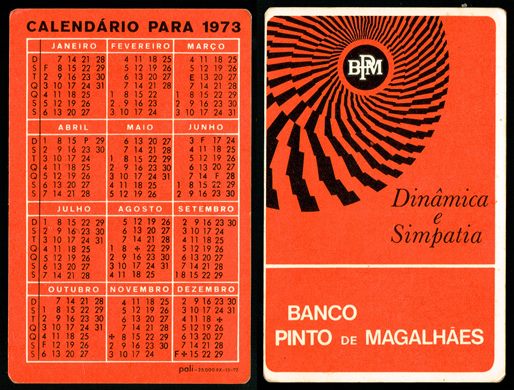Banco Pinto de Magalhaes 1973