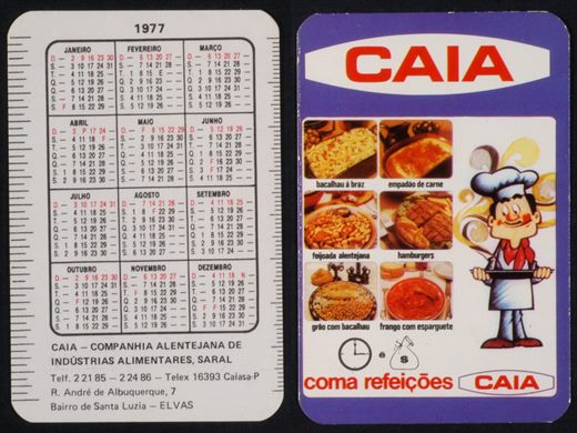 Caia Companhia Alentejana de Industrias Alimentares, SARAL 1977