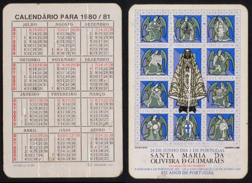 Santa Maria da Oliveira de Guimaraes 1980 1981