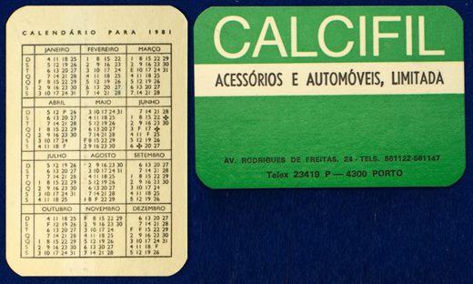 Calcifil Acessorios e Automoveis 1981