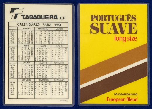 Tabaqueira E.P. - Portugues Suave long size 1981